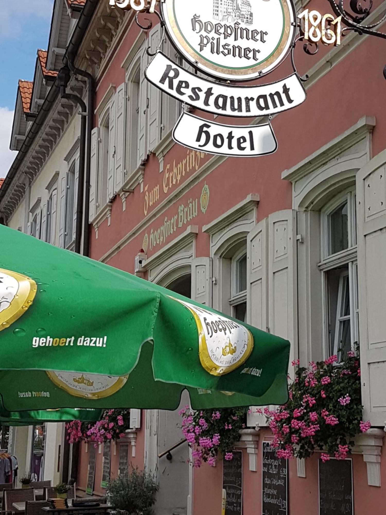 Hotel Restaurant Erbprinz Walldorf Exterior foto